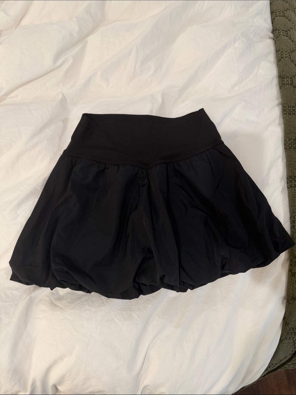 aerie Black Bubble Skort